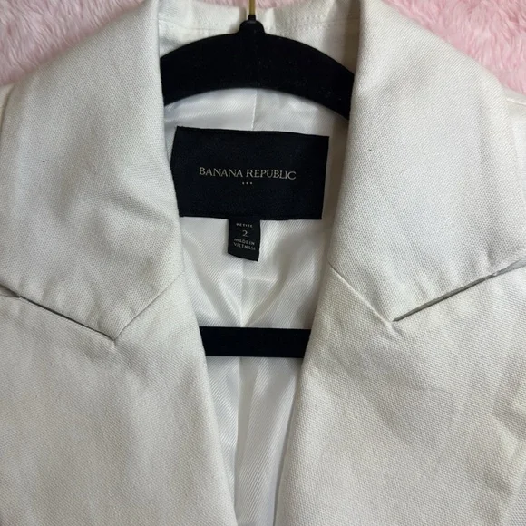 Banana Republic Factory Iconic Blazer White - Picture 2 of 5